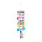 Multi Colored Capiz shell Coastal Windchime, 20"